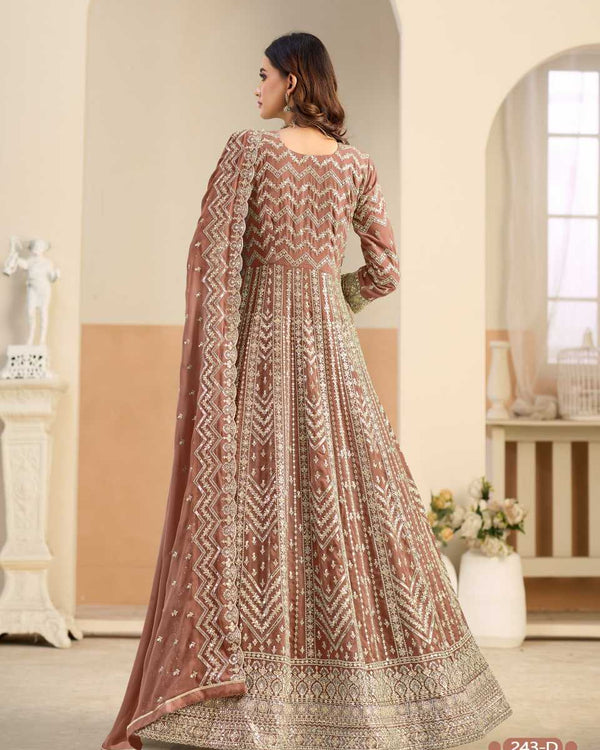 Naarira Faux Georgette Georgette Gown - alternate view