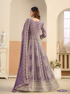 Naarira Faux Georgette Georgette Gown