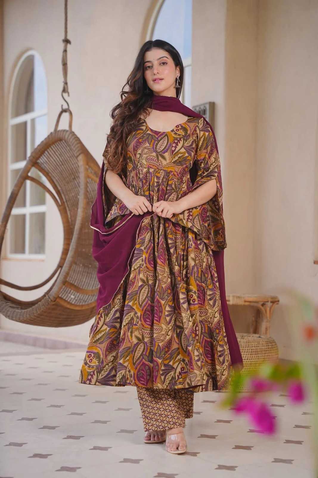 Naarira Devi vol 19 Silk Cotton Printed Suits