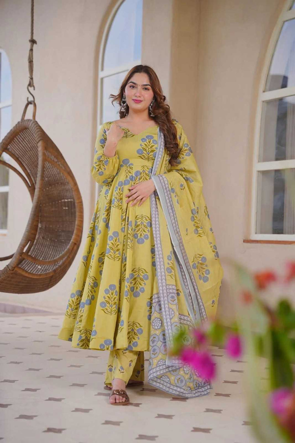 Naarira Devi vol 19 Silk Cotton Printed Suits