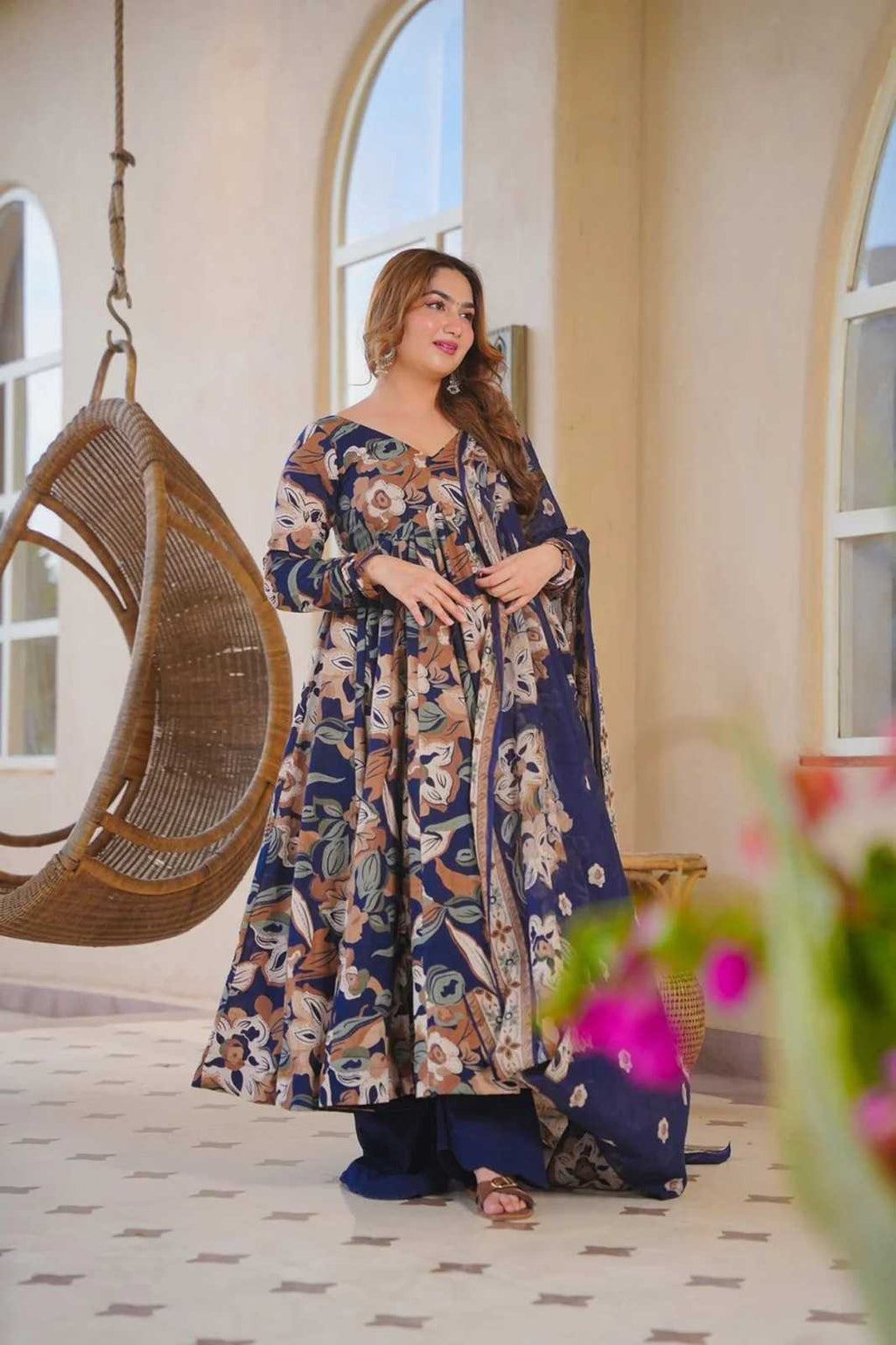 Naarira Devi vol 19 Silk Cotton Printed Suits