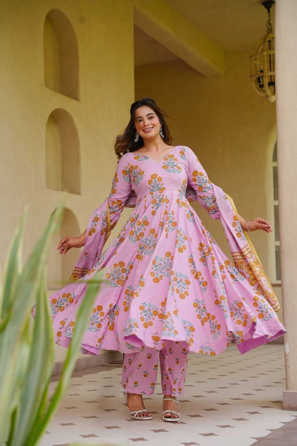 Naarira Devi vol 19 Silk Cotton Printed Suits
