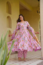 Naarira Devi vol 19 Silk Cotton Printed Suits
