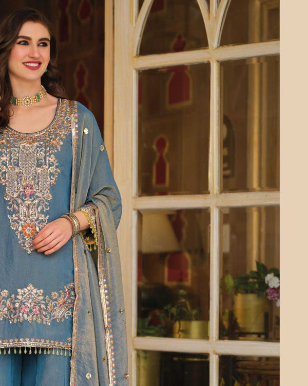 Naarira SOFIYA Dull Moss Designer Suits - alternate view