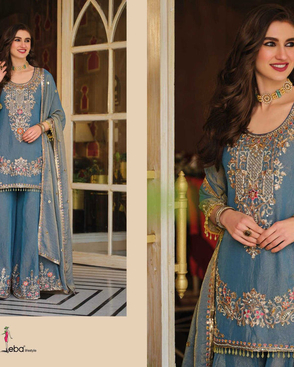 Naarira SOFIYA Dull Moss Designer Suits - alternate view