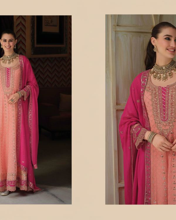 Naarira LAAM Georgette Embroidery Gown