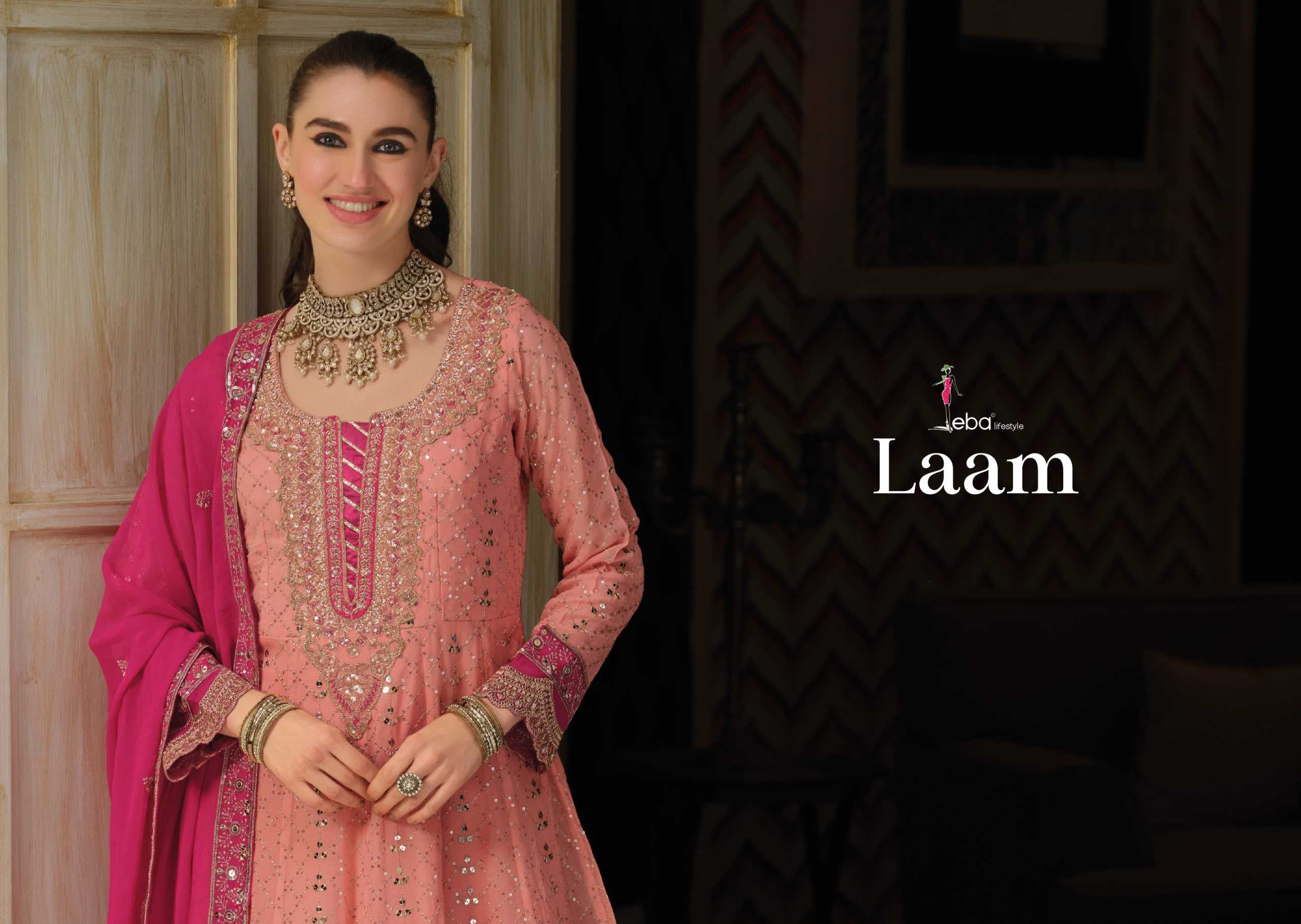 Naarira LAAM Georgette Embroidery Gown
