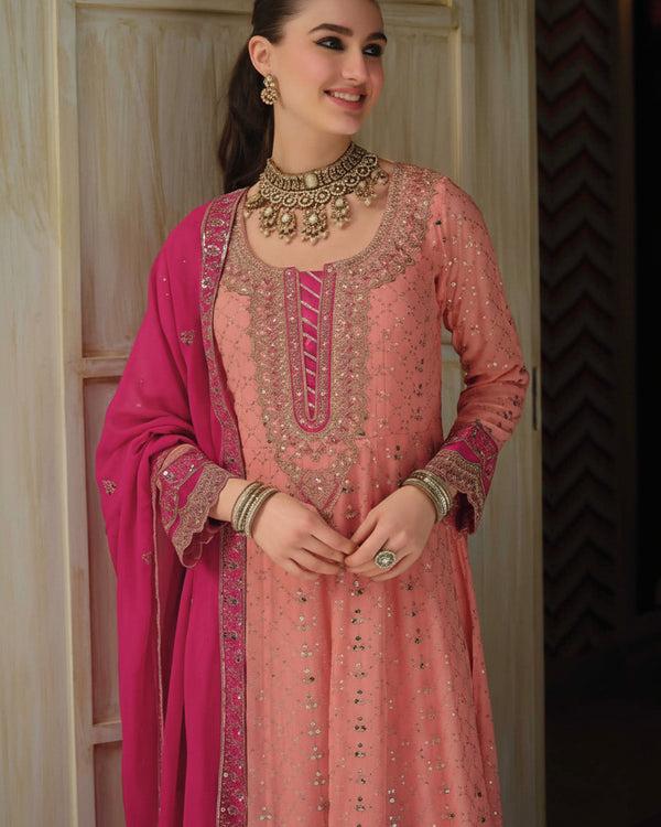 Naarira LAAM Georgette Embroidery Gown - alternate view