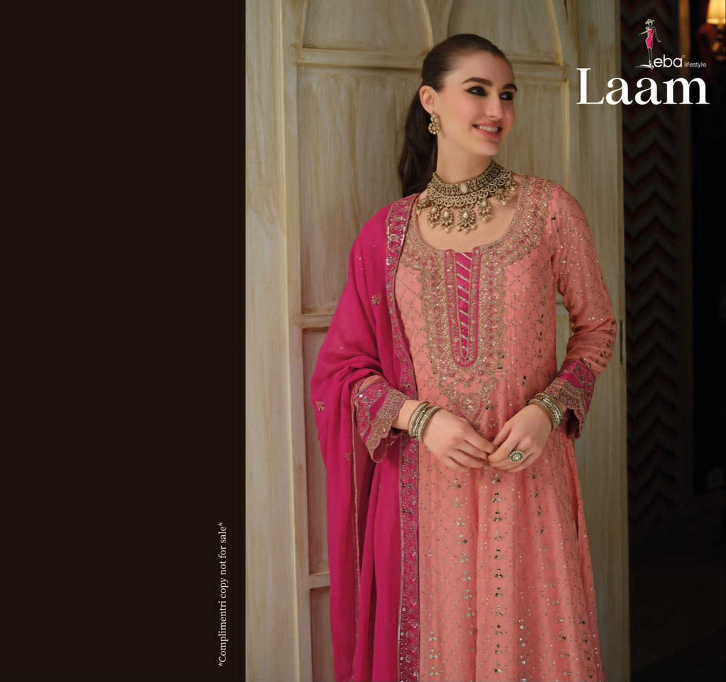 Naarira LAAM Georgette Embroidery Gown