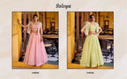 Naarira Crush Silk Simple Lehenga
