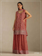 Naarira Faux Georgette Unstitched Wedding Suits
