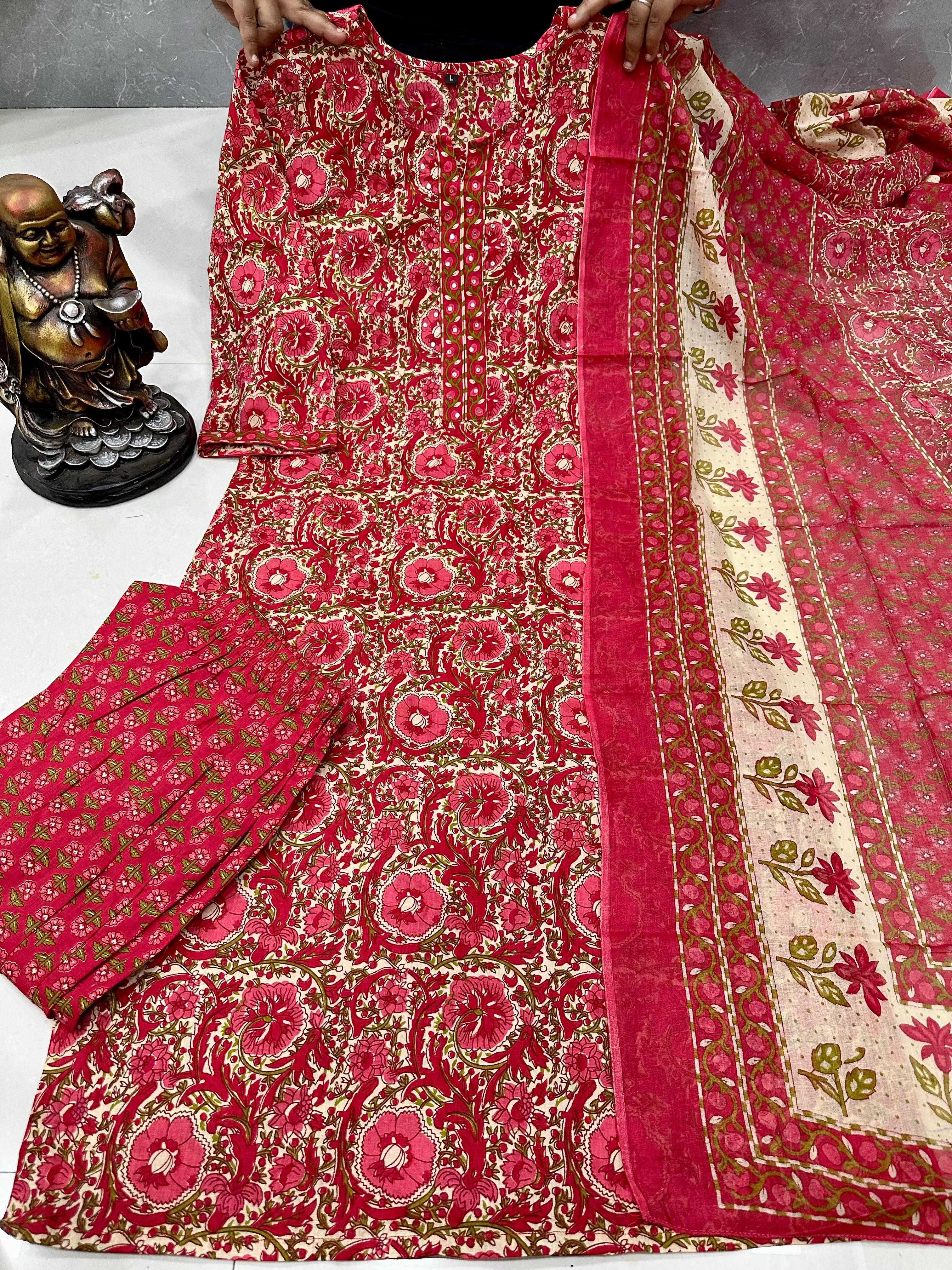 Naarira Cotton Festive jaipuri Kurti