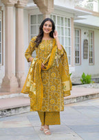 Naarira Cotton Jaipuri Kurti