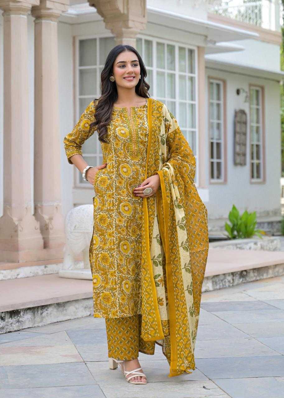 Naarira Cotton Jaipuri Kurti