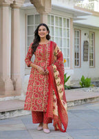 Naarira Cotton Jaipuri Kurti