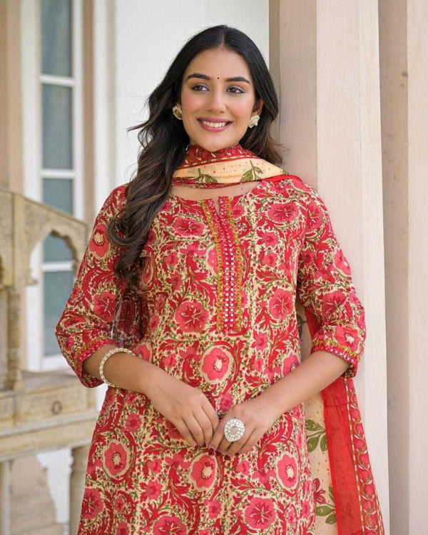 Naarira Cotton Jaipuri Kurti - alternate view