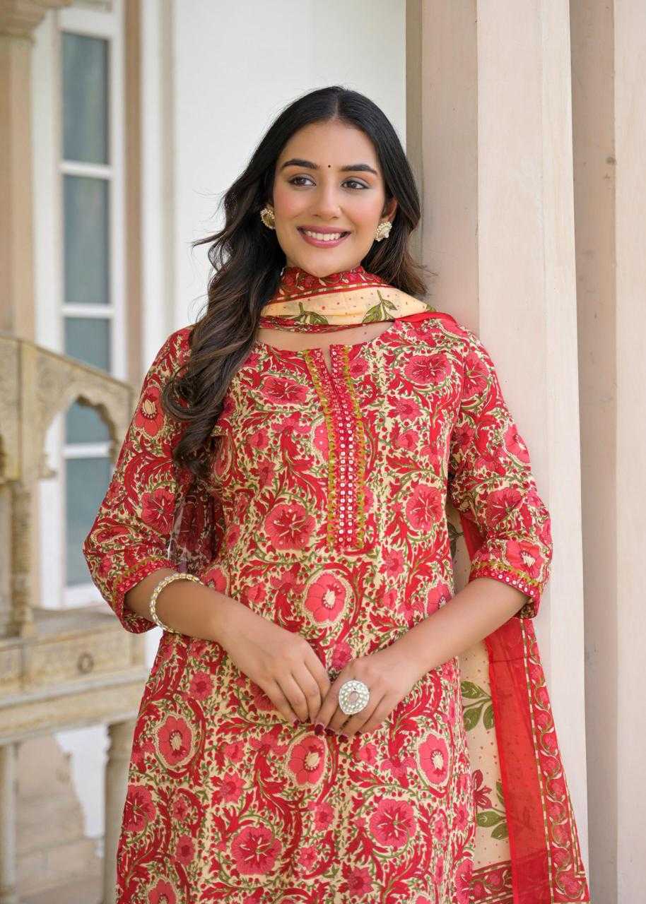 Naarira Cotton Jaipuri Kurti