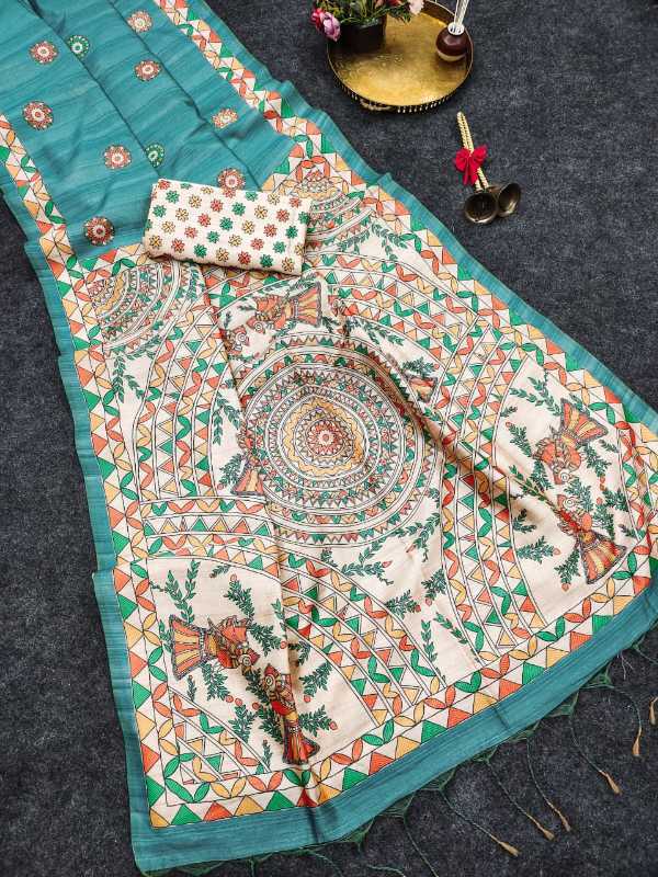 Naarira Tussar Silk Tussar Silk Sarees
