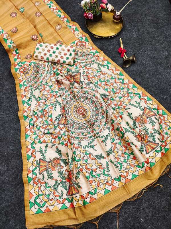 Naarira Tussar Silk Tussar Silk Sarees