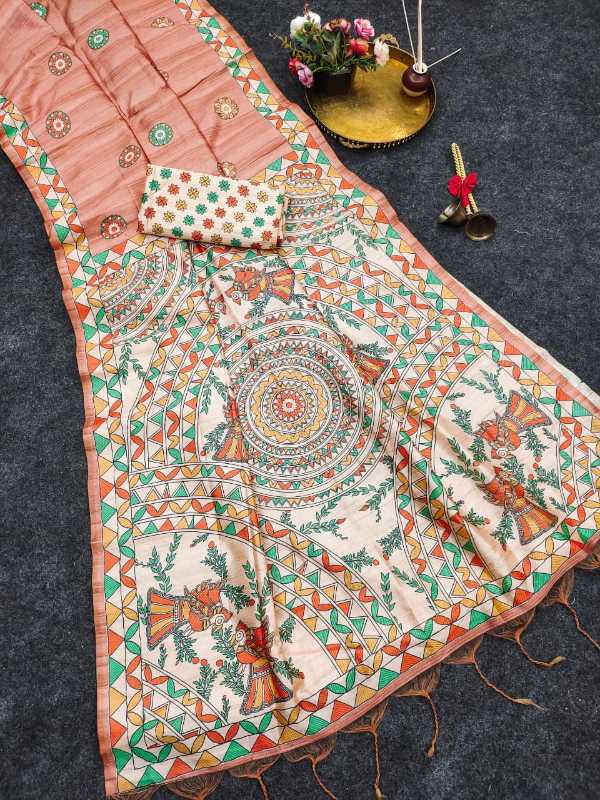 Naarira Tussar Silk Tussar Silk Sarees