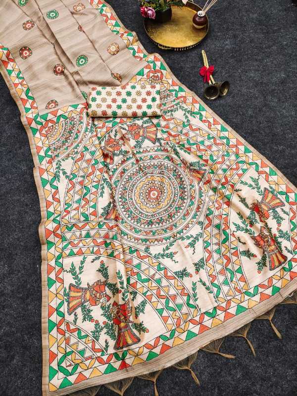 Naarira Tussar Silk Tussar Silk Sarees