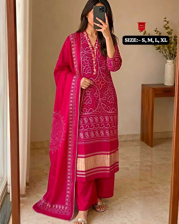 Naarira Agnisha Cotton Designer Suit