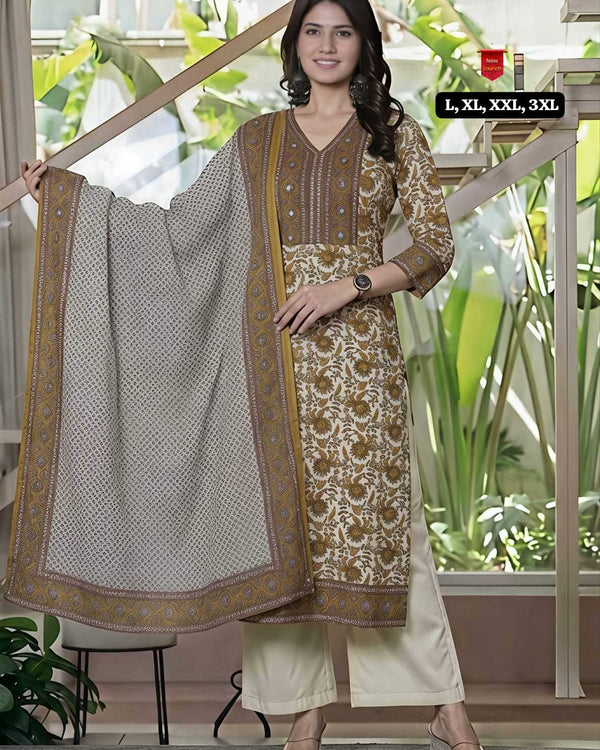 Naarira KESH536 Anjali Cotton Designer Kurtis - alternate view