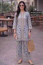 Naarira Anvitha Heavy Rayon Slub Printed Co-ord Set