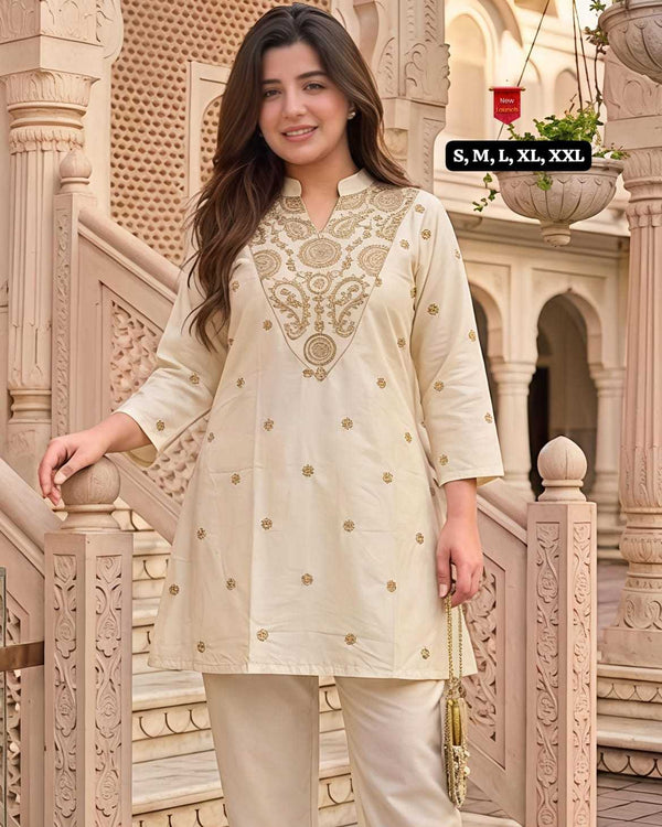 Naarira Aranyika Premium Silk Crepe Co-ord Set