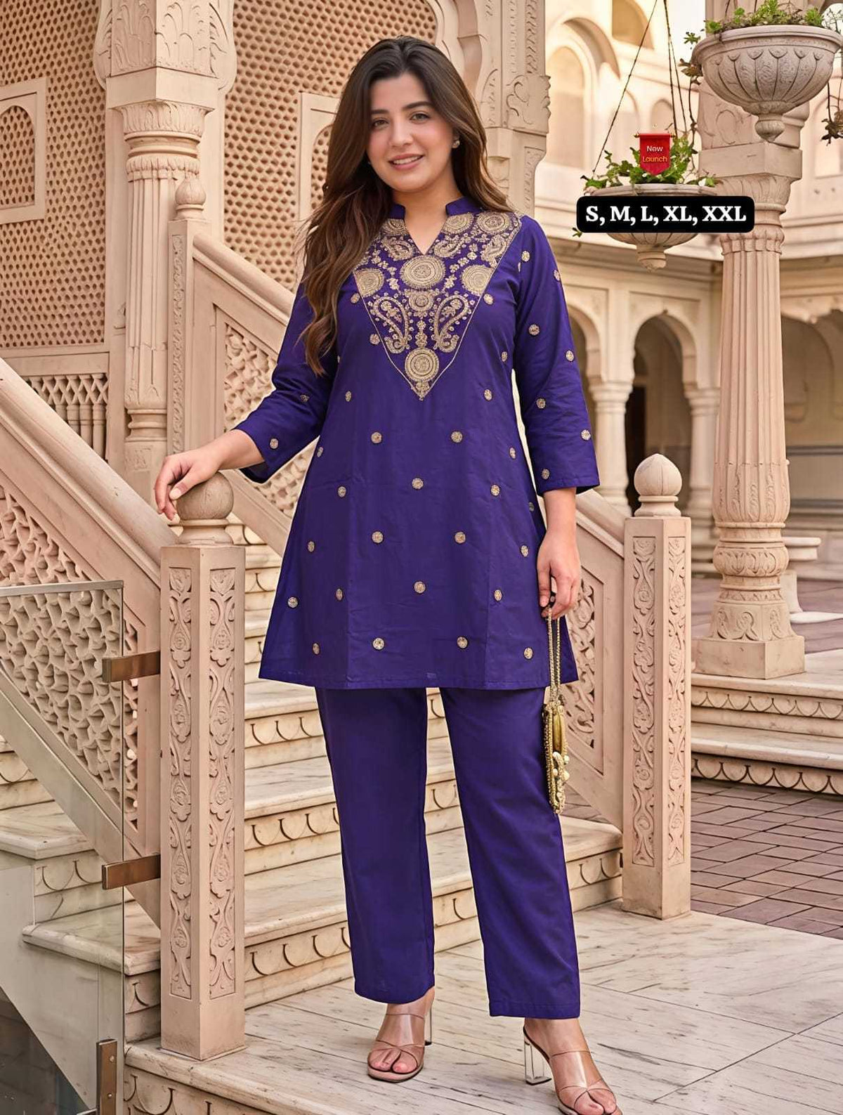 Naarira Aranyika Premium Silk Crepe Co-ord Set