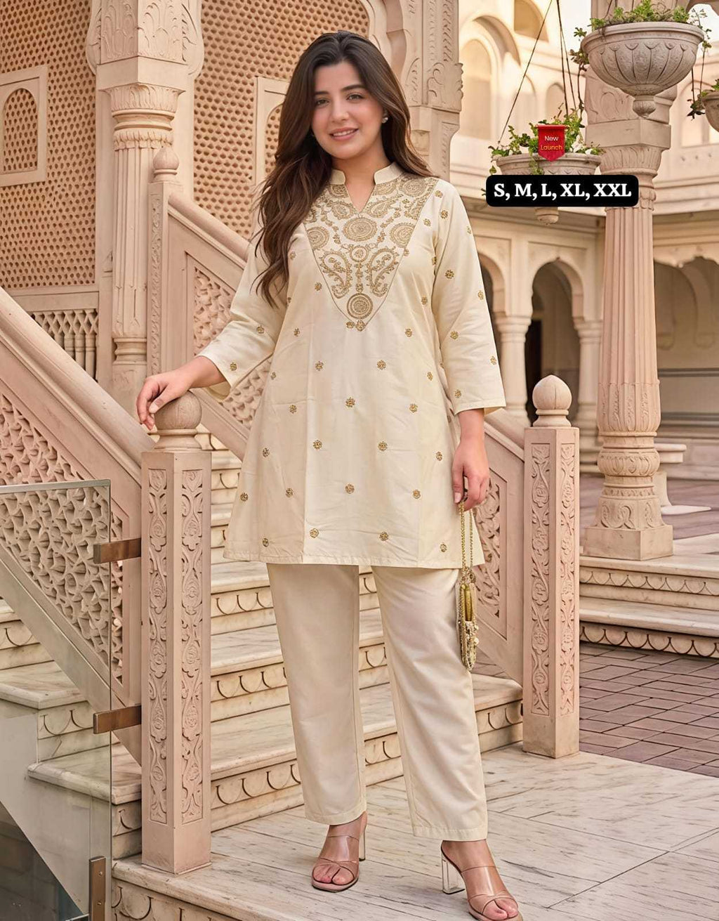 Naarira Aranyika Premium Silk Crepe Co-ord Set