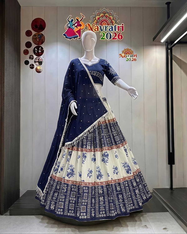 Naarira KESH536 Bhavya Cotton Designer Lehenga