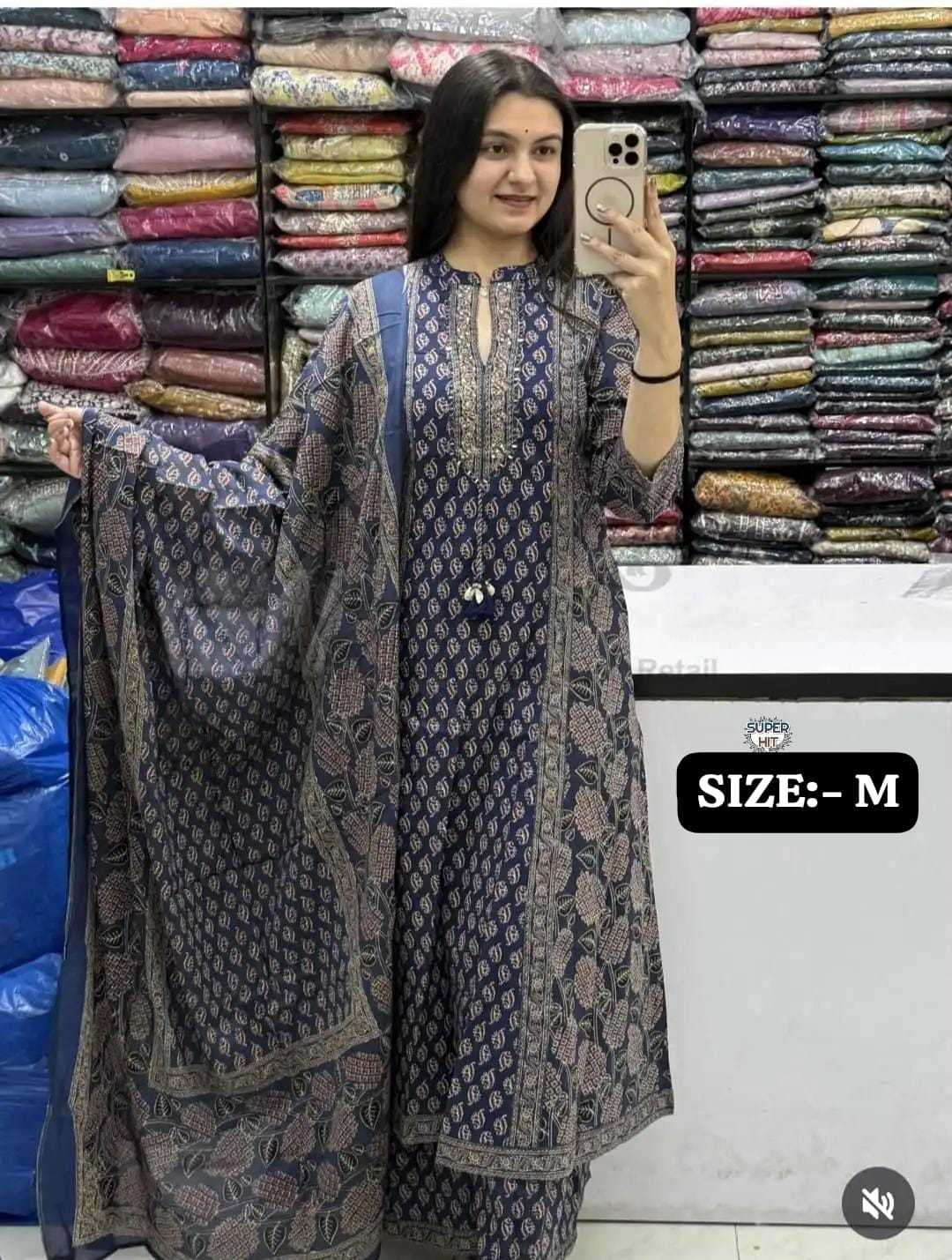 Naarira KESH536 Pranshi Cotton Embroidery Suits