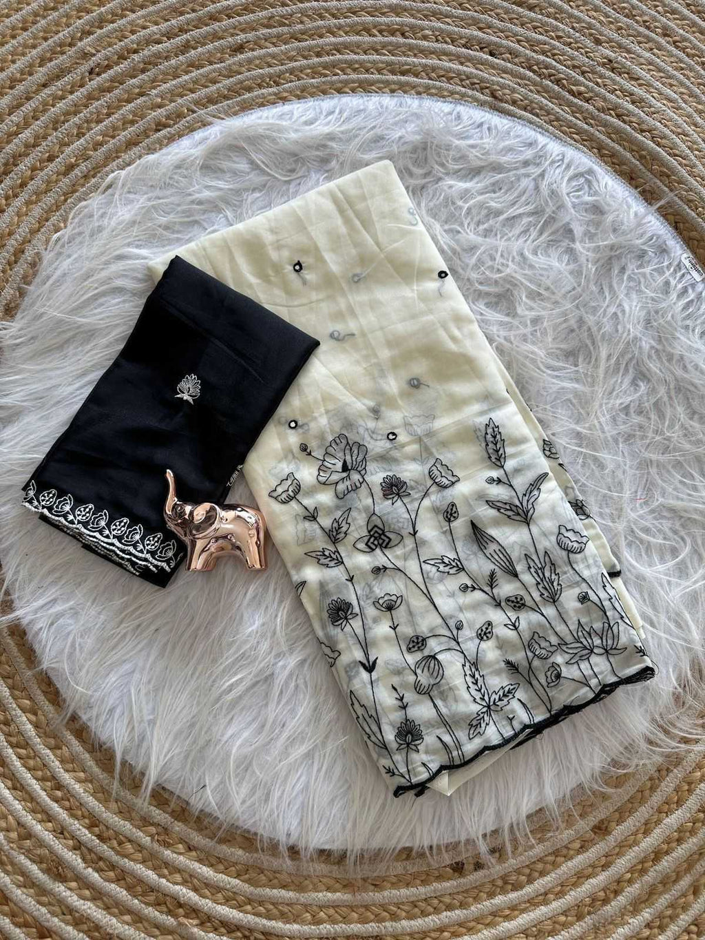 Naarira Kayera Georgette Designer Sarees