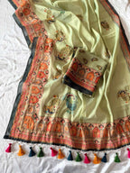 Naarira Zari Silk Embroidered Saree for Women