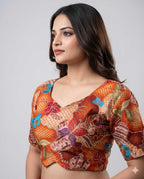 Naarira Pure Viscos Printed Blouse