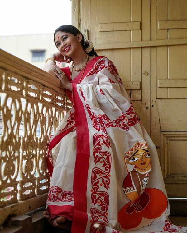 Naarira KESH556 353 Cotton Printed Sarees - alternate view