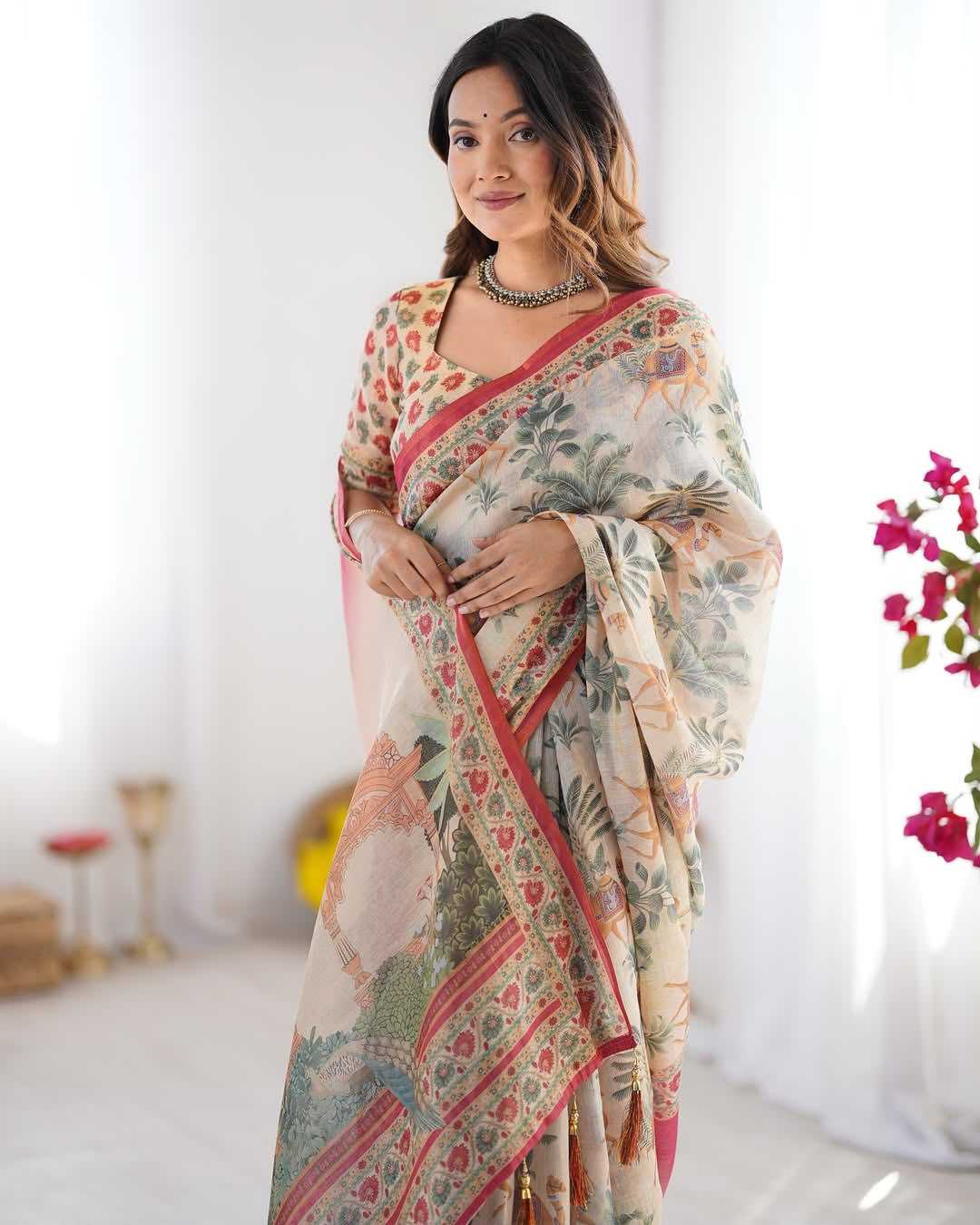 Naarira KESH556 409 Cotton Designer Sarees