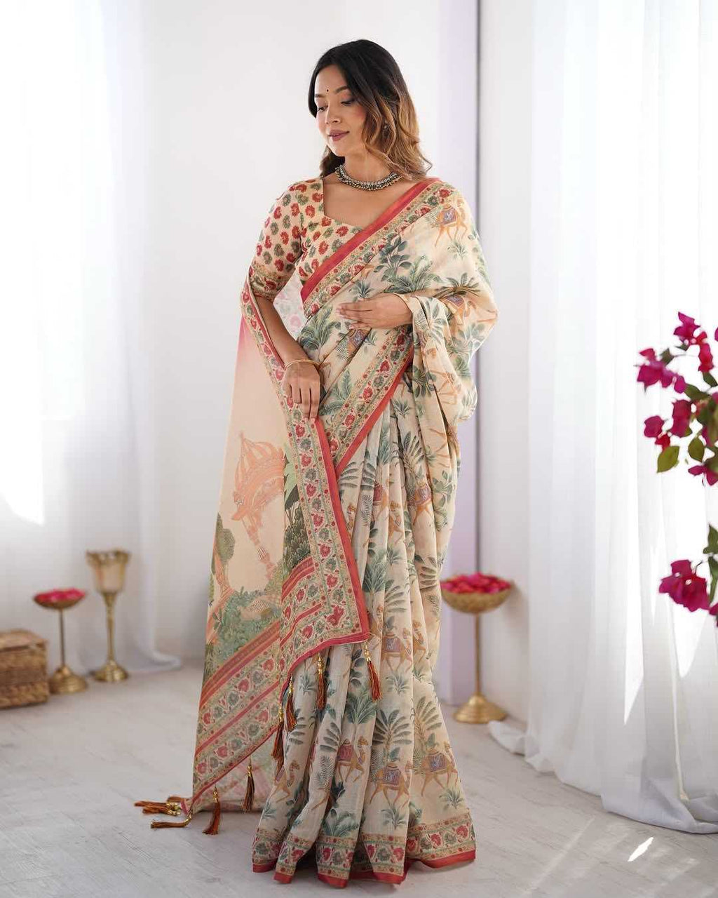 Naarira KESH556 409 Cotton Designer Sarees