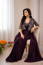 Naarira KESH558 59 Crepe Silk Ready To Wear Sarees