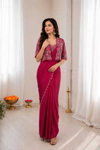 Naarira KESH558 59 Crepe Silk Ready To Wear Sarees