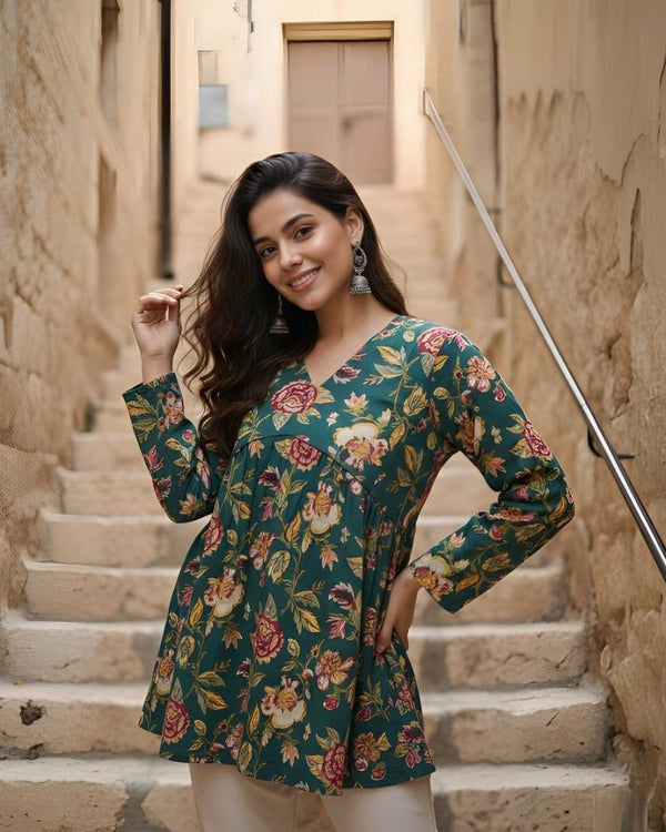 Naarira Cotton Designer Kurtis