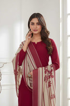 Naarira  Heavy Roman Silk Designer Kurtis