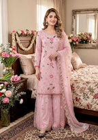 Naarira Faux Georgette Embroidered Suit