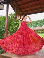 Naarira KESH564 163 Faux Georgette Georgette Gown