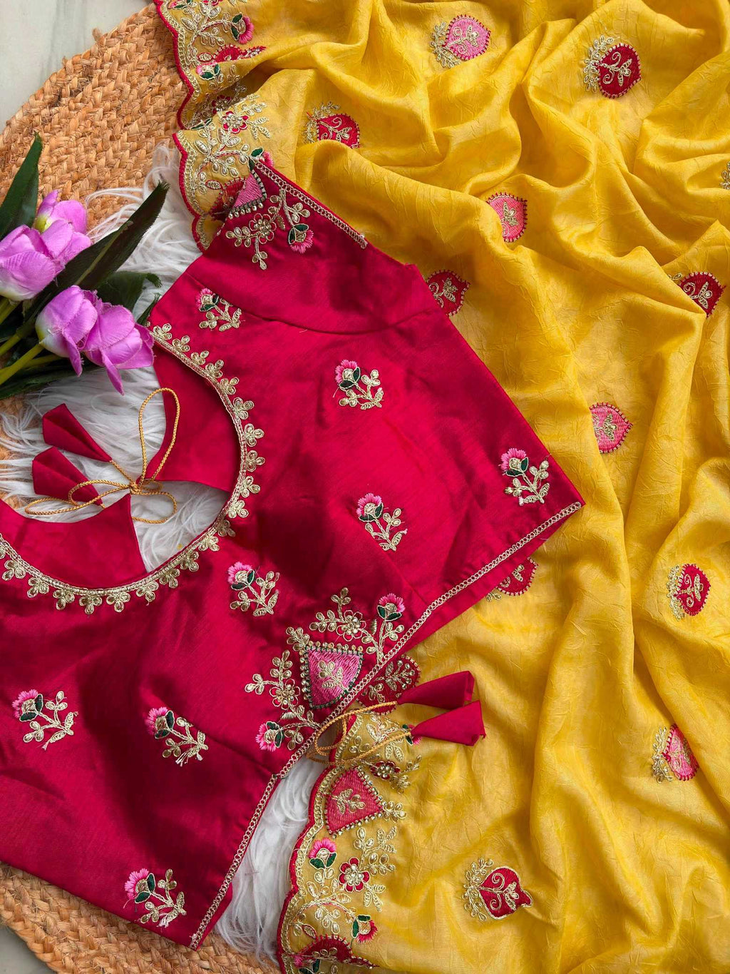 Naarira Arzoo Fancy Embroidered Sarees