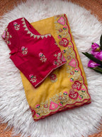 Naarira Arzoo Fancy Embroidered Sarees