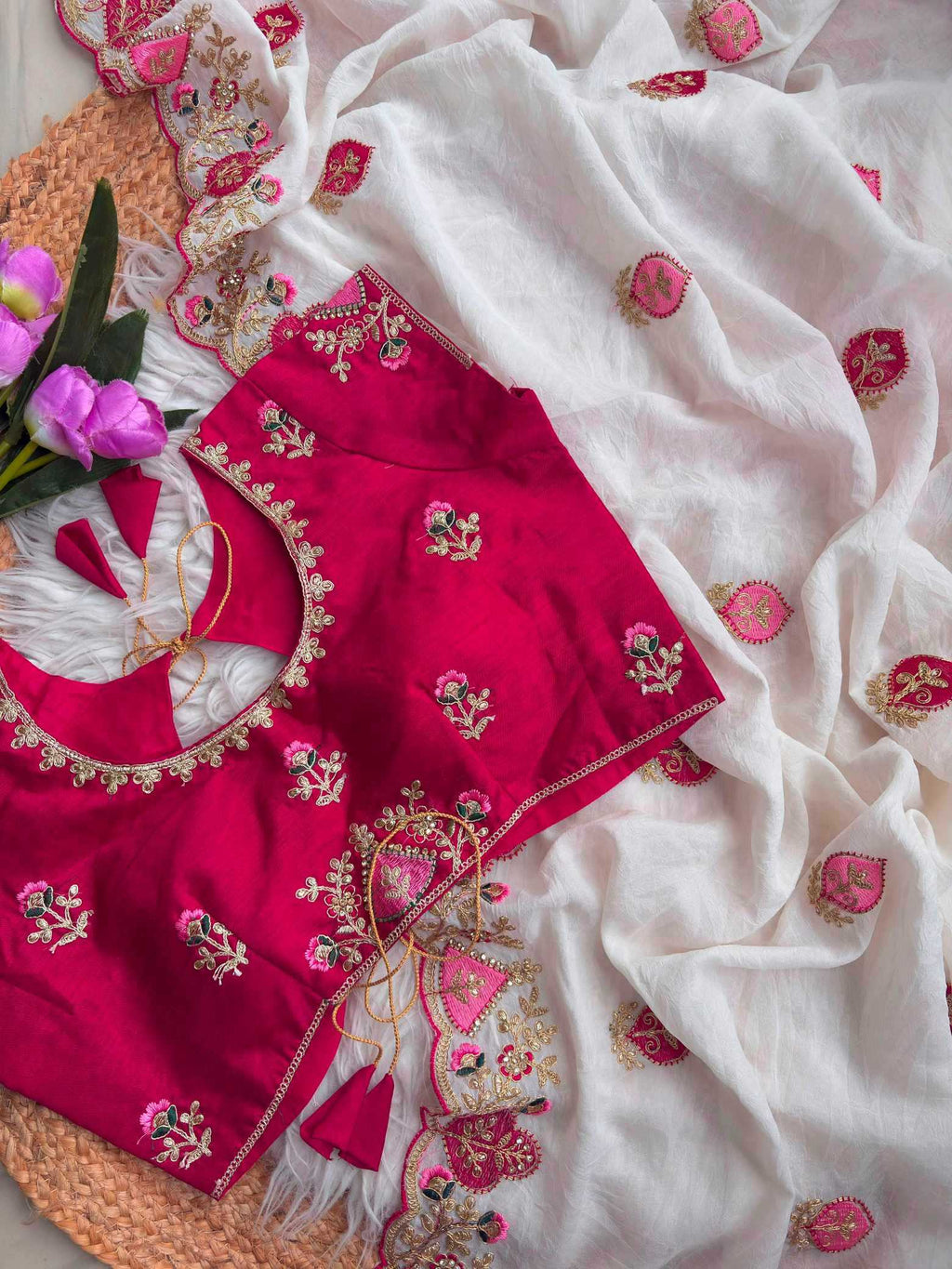 Naarira Arzoo Fancy Embroidered Sarees