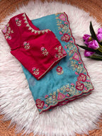 Naarira Arzoo Fancy Embroidered Sarees