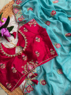 Naarira Arzoo Fancy Embroidered Sarees